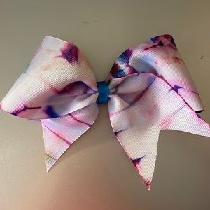 Tie-Dye Clip On Bow